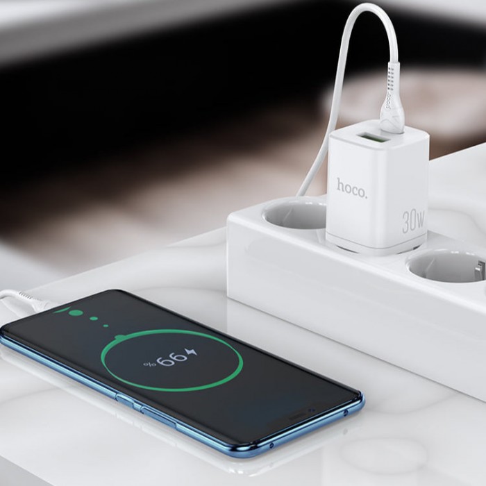 Hoco N13 PD 30W + QC 3.0 (30 Вт) Сетевое зарядное устройство
