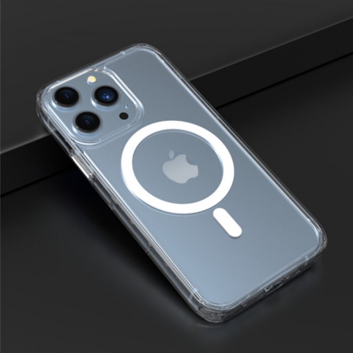 Silicone Transparent MagSafe Series Чехол с поддержкой MagSafe для iPhone 15 Pro