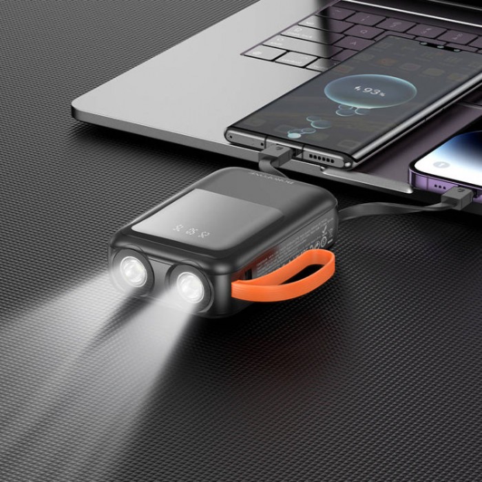 Borofone BJ60 Rapid USB+Lightning+microUSB+Type-C (10 000 мАч) Внешний аккумулятор