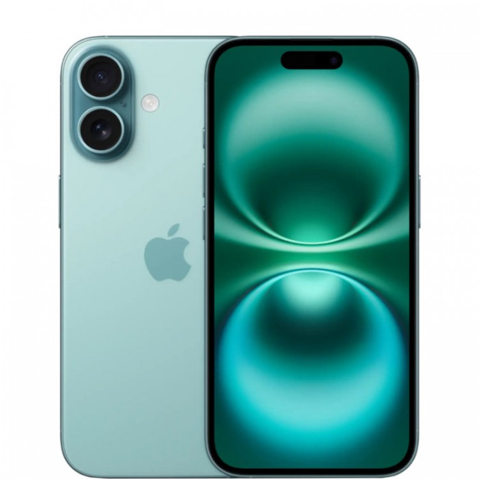 Apple iPhone 16 512 Гб Бирюзовый (Teal) eSIM+eSIM Смартфон