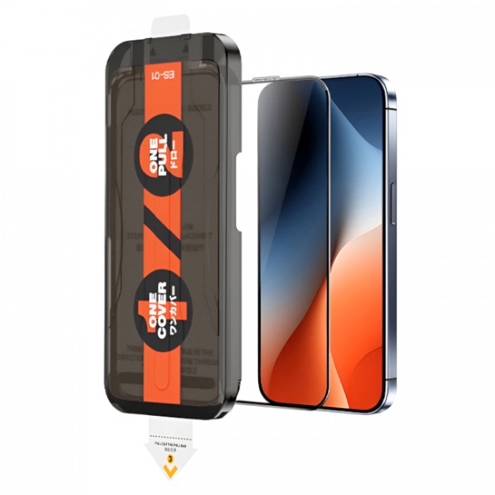 Remax Glass ES-01 Easy to Stick Защитное стекло для iPhone 16 Pro