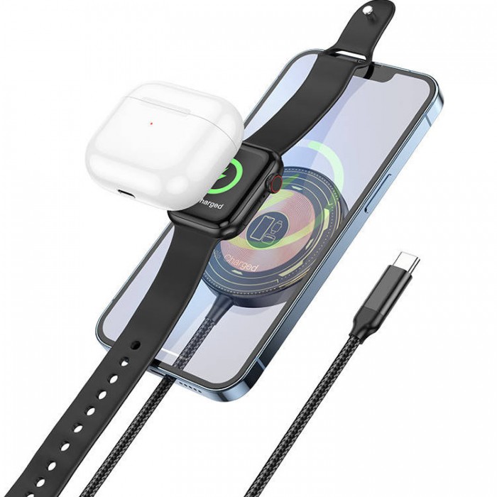 HOCO CW45 Discovery Edition 3-in-1 Беспроводное зарядное устройство