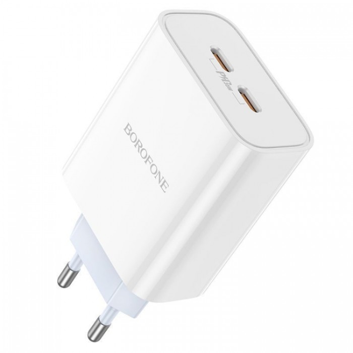 Borofone BA73A Young PD3.0 2USB Type-C (35 Вт) Сетевое зарядное устройство