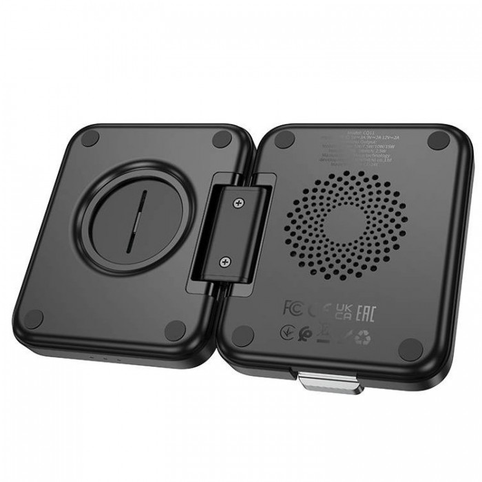 HOCO CQ11 Ingenious 3-in-1 folding Беспроводное зарядное устройство