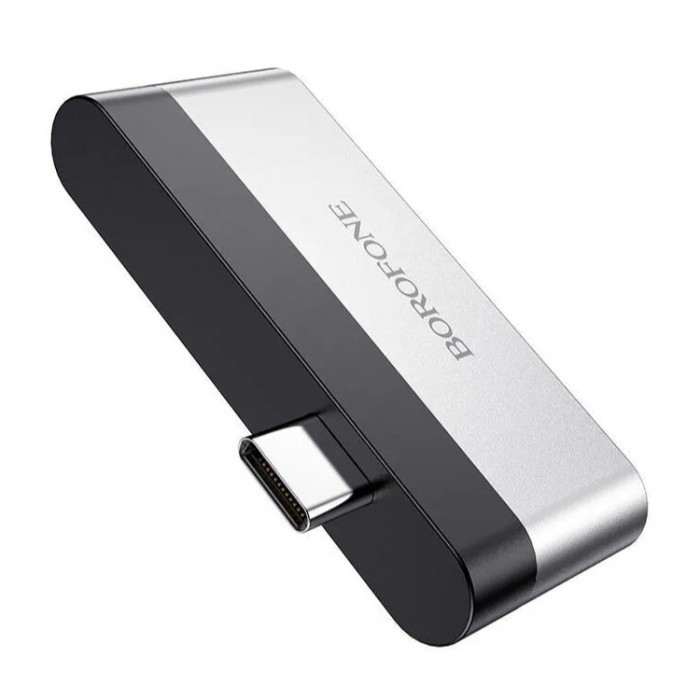 Borofone DH1 USB-C на USB3.0+2xUSB2.0 Адаптер