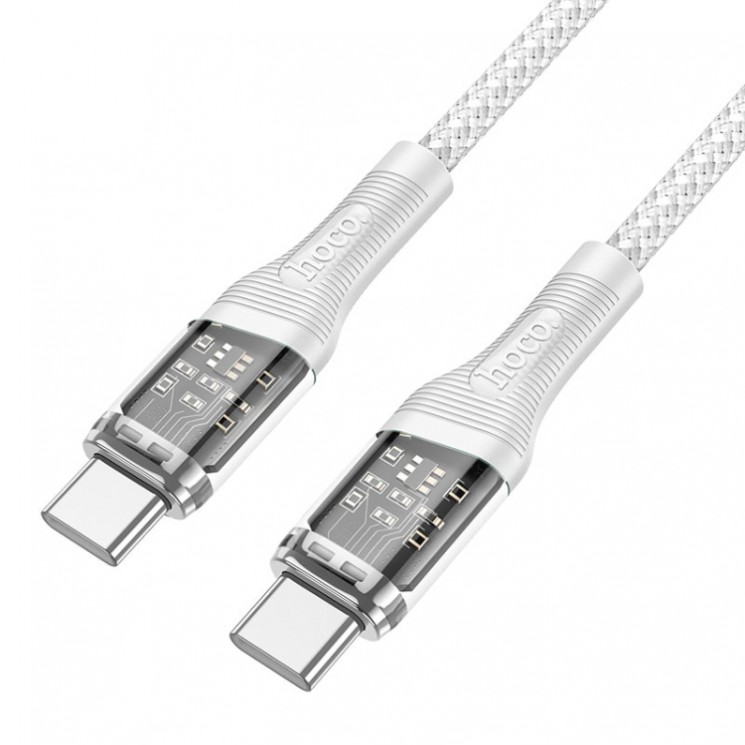 Hoco U111 Transparent Discovery Edition USB Type C - USB Type C PD60W (1 м) Кабель