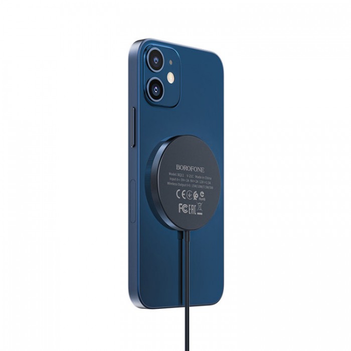 Borofone BQ11 Magnetic Wireless Charger Беспроводное зарядное устройство с поддержкой MagSafe