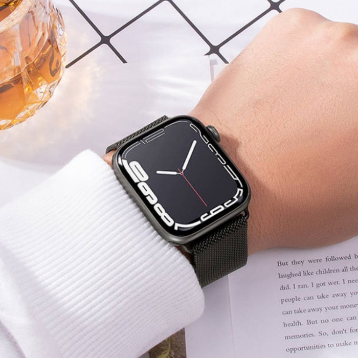 Hoco WA03 Simple beauty Milanese Metal Band Ремешок для Apple Watch 49/46/45/44 мм