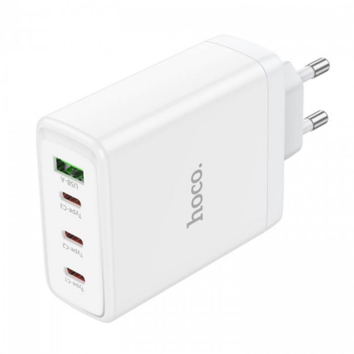 Hoco N31 USB + 3* USB Type C 3PD+QC3.0 GaN 100W (100 Вт) Сетевое зарядное устройство