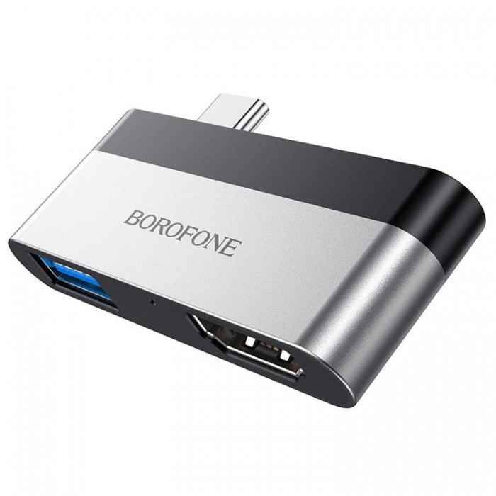 Borofone DH2 USB-C на USB3.0+HDMI Адаптер