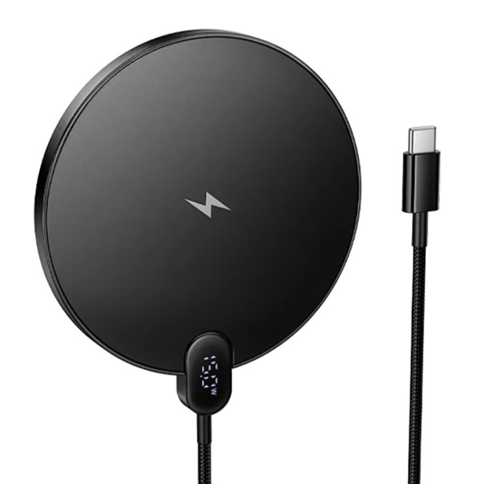 HOCO CW62 Peak with digital display and cable Беспроводное зарядное устройство