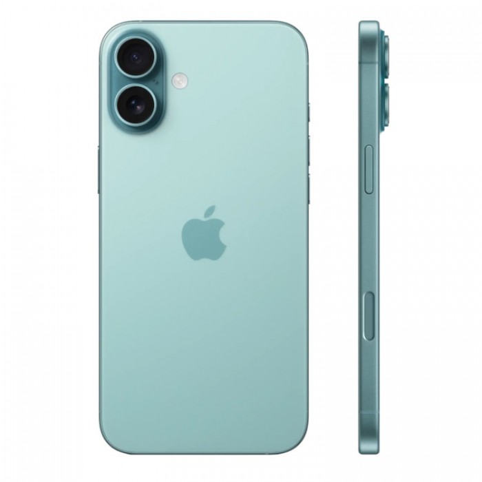 Apple iPhone 16 128 Гб Бирюзовый (Teal) SIM+eSIM (без RuStore) Смартфон