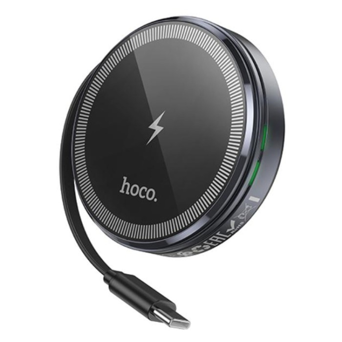 HOCO CQ18 Flash (magnetic+Apple Watch) with retractable cable Беспроводное зарядное устройство