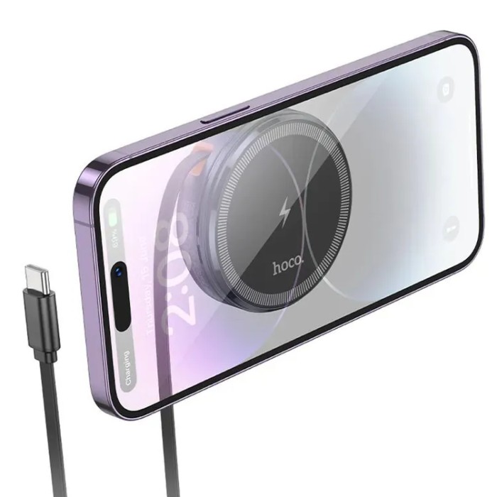 HOCO CQ18 Flash (magnetic+Apple Watch) with retractable cable Беспроводное зарядное устройство