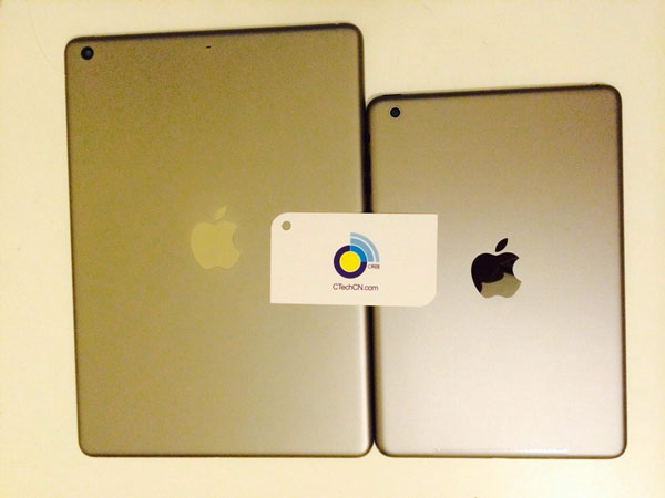iPad 5 and iPad mini 2 rear shell in gold C Technology 001