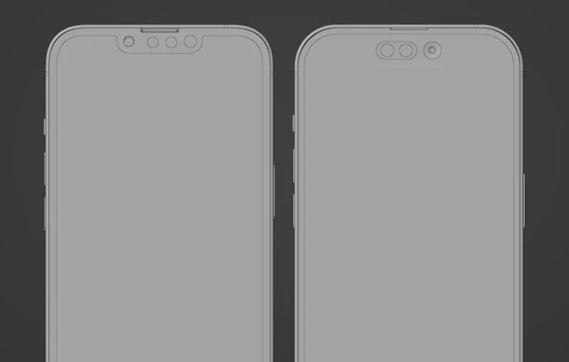 iphone 13 pro and 14 pro render front 1