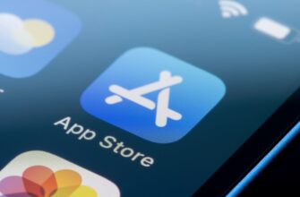 apple app store icon on iphone